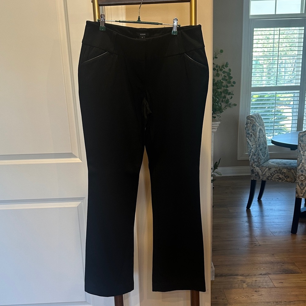 Alfani Black Boot-Cut Stretch Pants